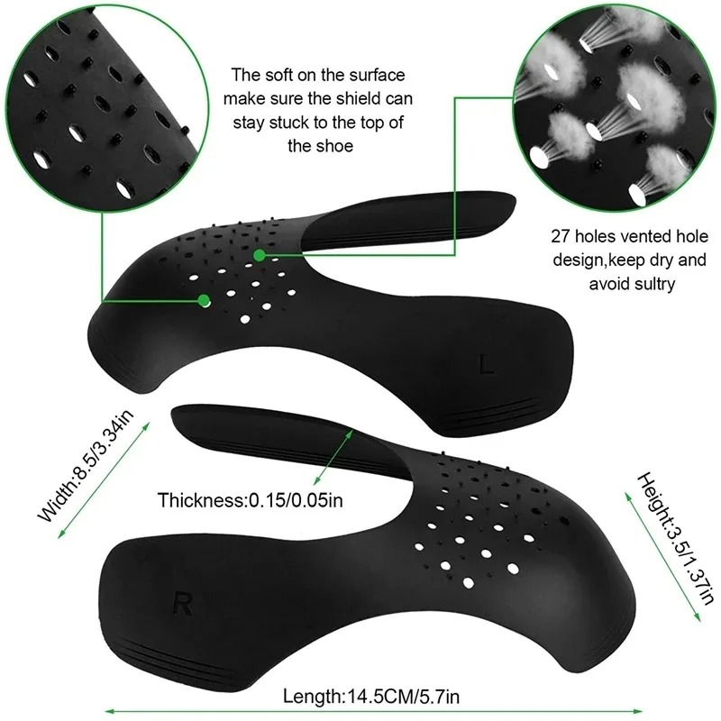 1 Para Ochraniaczy na Buty Prz – Crease Protector Toe recenzja i cena