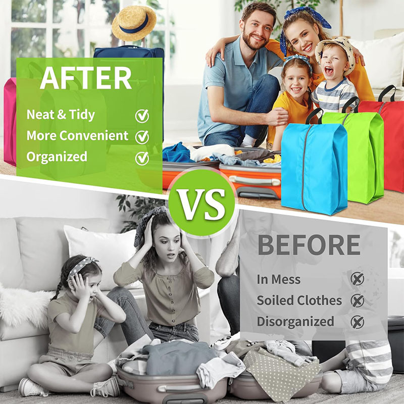 3-częściowy zestaw podróżnych  – Shoe Bag Dust recenzja i cena